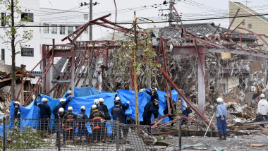 Centrala nucleară din Fukushima, distrusă în anul 2011 de un cutremur urmat de tsunami.