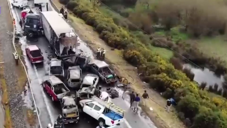 accident in lant chile - captura