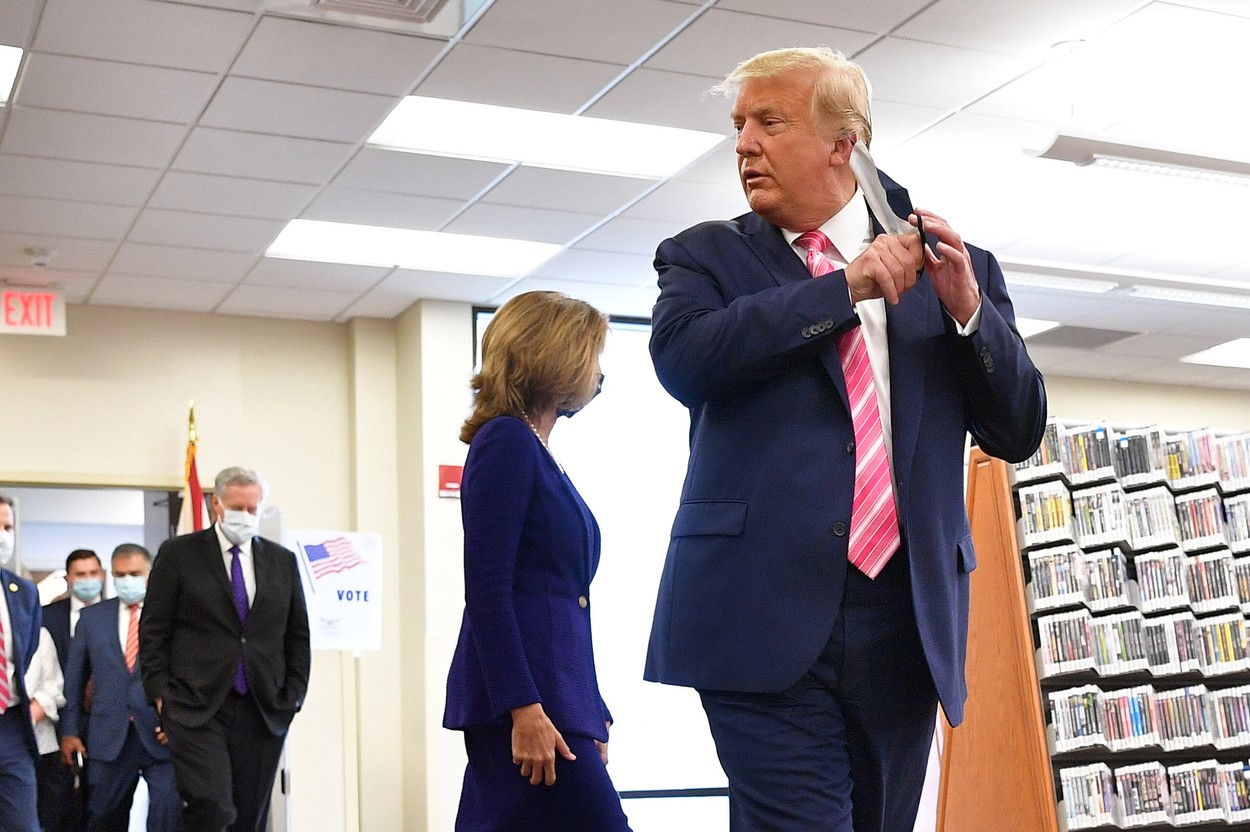 Președintele SUA a votat anticipat: „Am votat pentru un tip pe nume Trump”