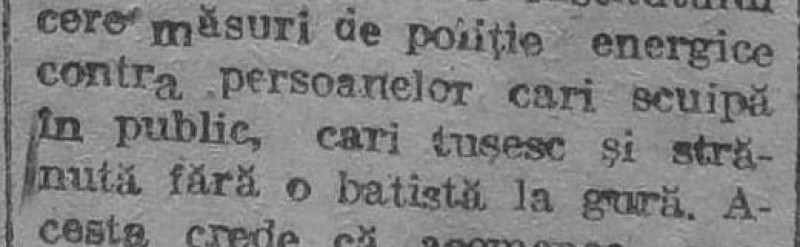 extras din știre ziar „Universul” despre gripa spaniolă, 7 martie 1919