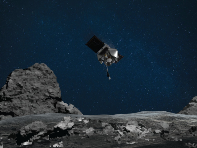 Moment istoric. NASA a reușit să ia mostre de pe un asteroid, într-o misiune fără precedent - Digi24
