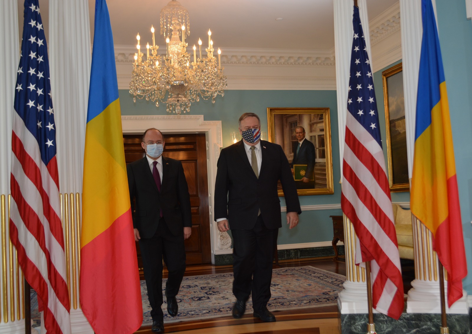 Ministrul Aurescu: Mike Pompeo a dat asigurari ca SUA sprijina Romania pentru aderarea la OCDE
