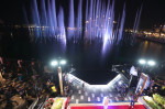 The launching ceremony of the Palm fountain in Dubai