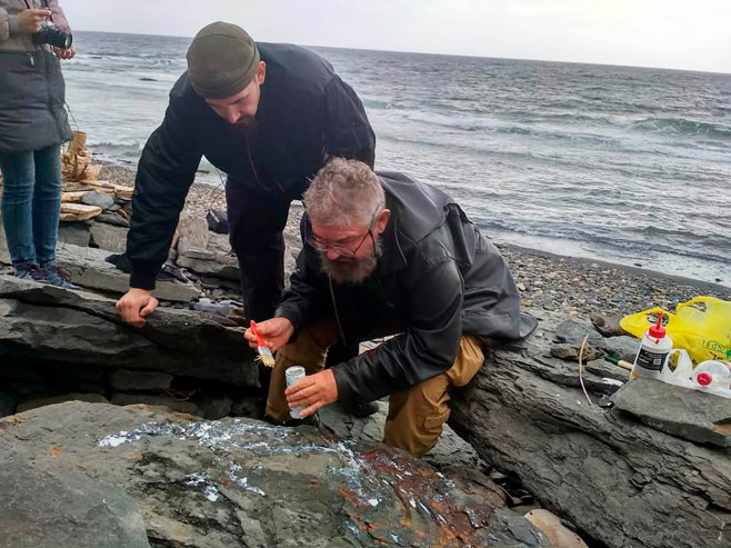 Three young children playing on shore find remains of 245-million-year-old marine monster from dinosaur age
