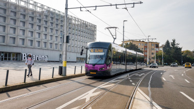 tramvai astra arad circuland prin cluj