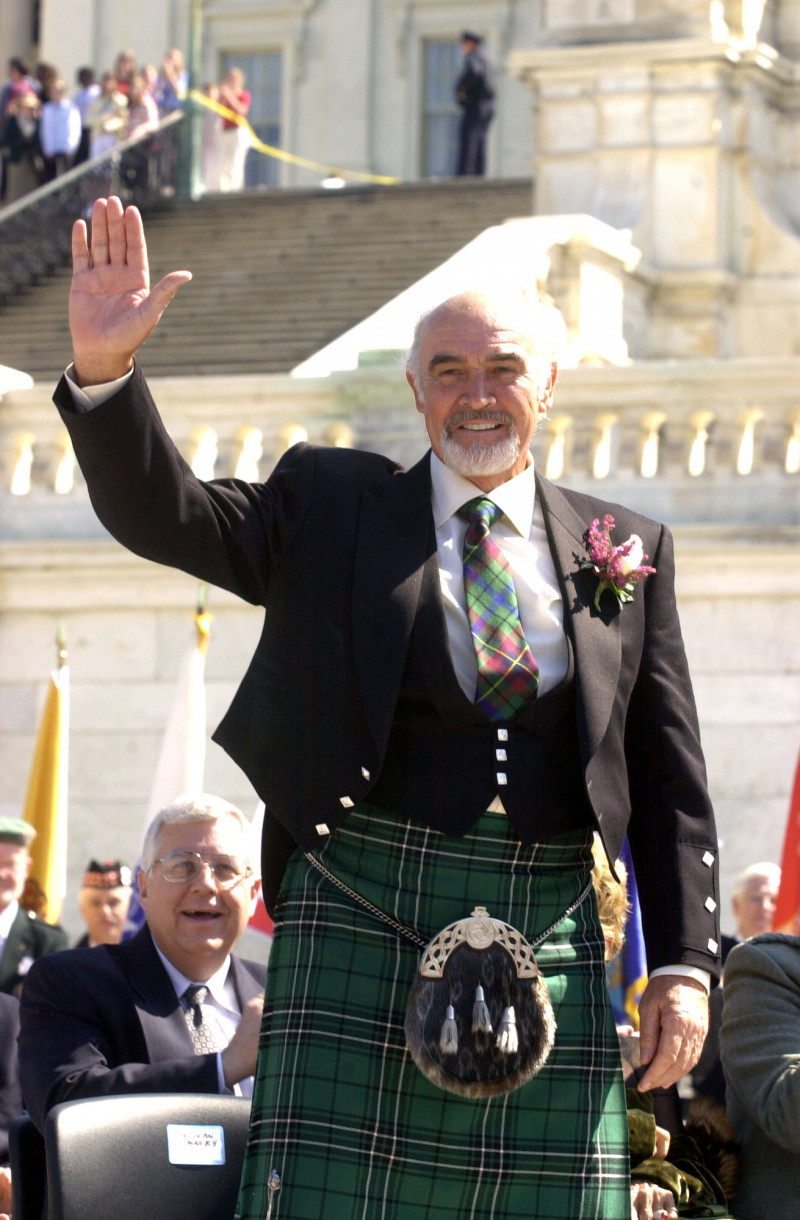 Sean Connery în costum scoţian