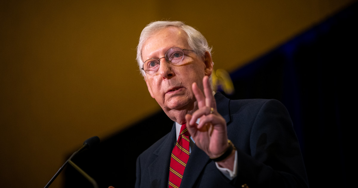 Mitch McConnell, a Republican who relies on Trump’s condemnation in the Senate, says President Capitol instigated the attack.
