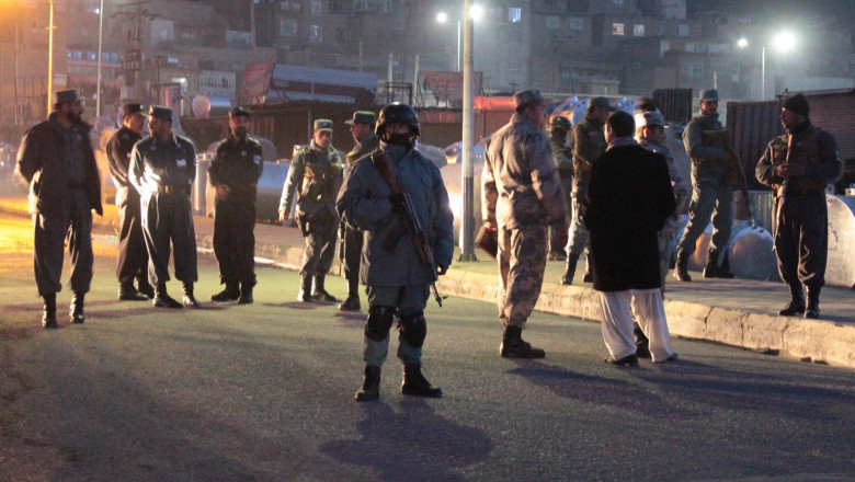 Suicide bombing in Kabul, Afghanistan - 13 Dec 2014