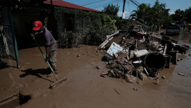 Aftermath Of Tropical Storm Eta In Honduras