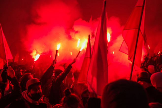 Proteste violente in Polonia FOTO: Getty Images