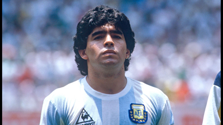 Diego Maradona, campion mondial cu Argentina în1986