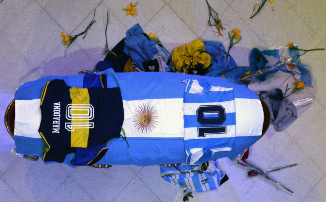 Maradona's funeral chapel