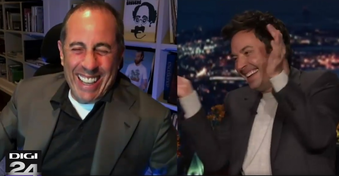 VIDEO. O româncă l-a făcut să râdă cu poftă pe Jerry Seinfeld