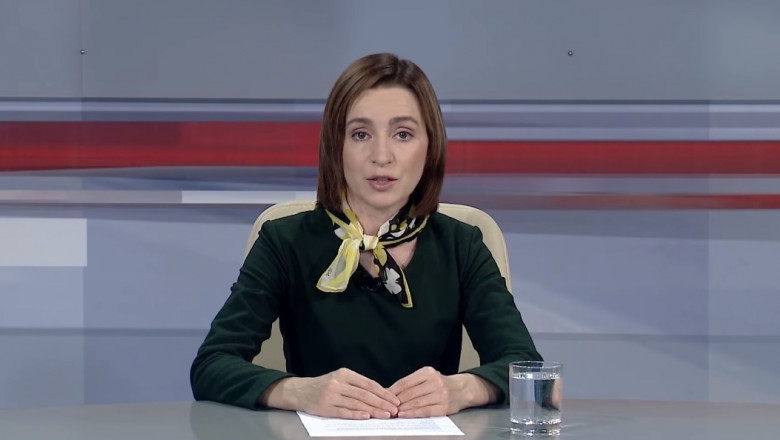 Maia Sandu, președintele ales al Republicii Moldova, se adresează public cetățenilor după ce Parlamentul a adoptat o serie de legi controversate