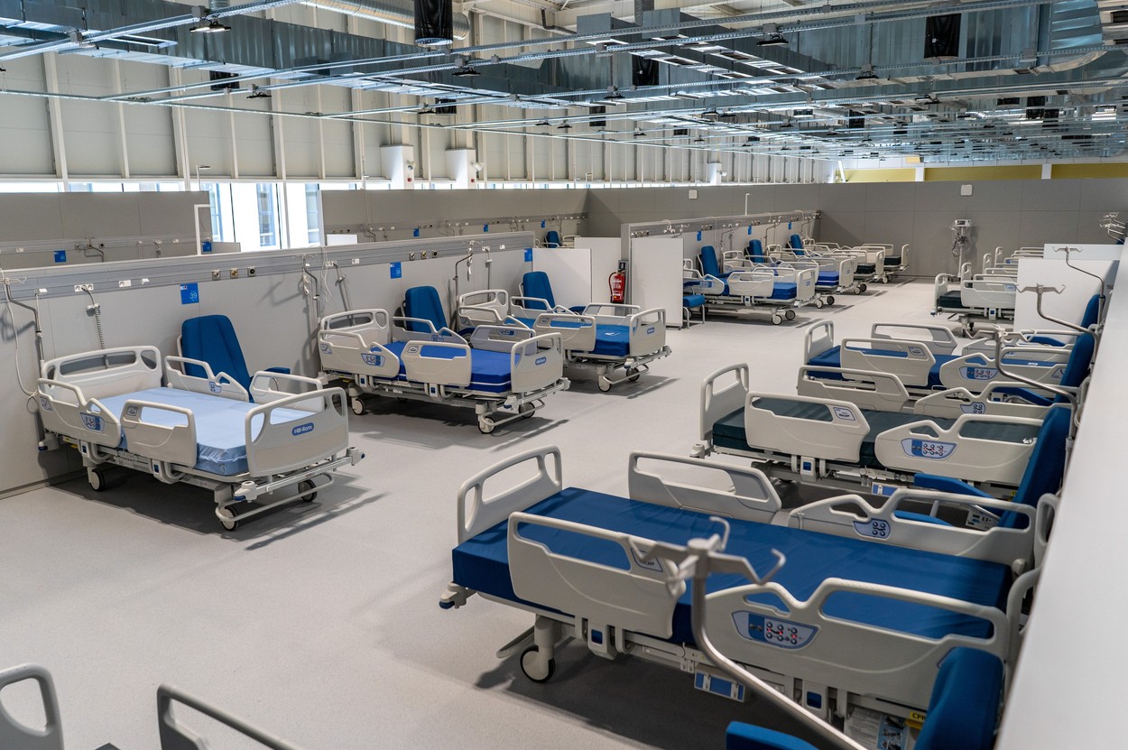 Spital special pentru bolnavii de COVID, construit în numai trei luni la Madrid