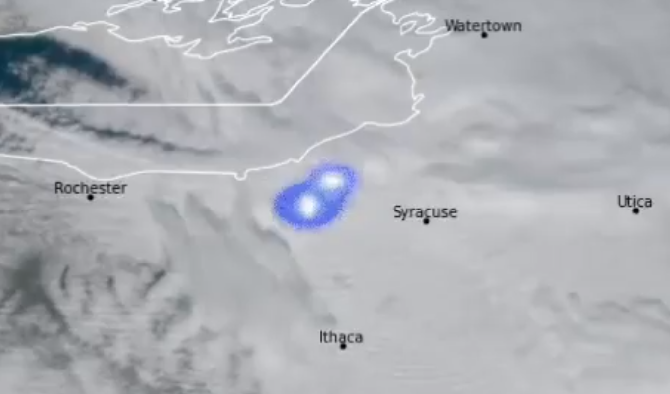 Eveniment rar. Un meteorit a căzut în statul New York cu un boom sonic puternic și un fulger spectaculos