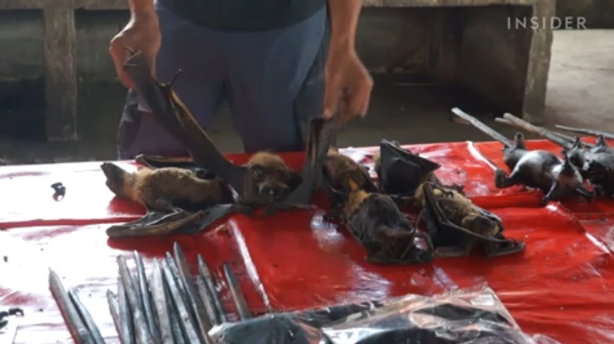 Liliecii sunt încă la vânzare pe pieţele din Indonezia, în ciuda legăturii lor cu pandemia. Avertisment: Aici poate fi ca în Wuhan