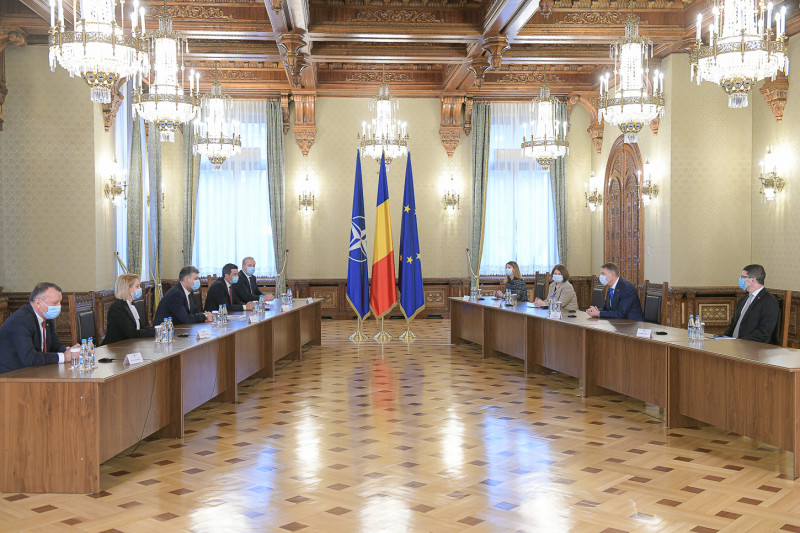 consultari cotroceni iohannis delegatia PSD presidency