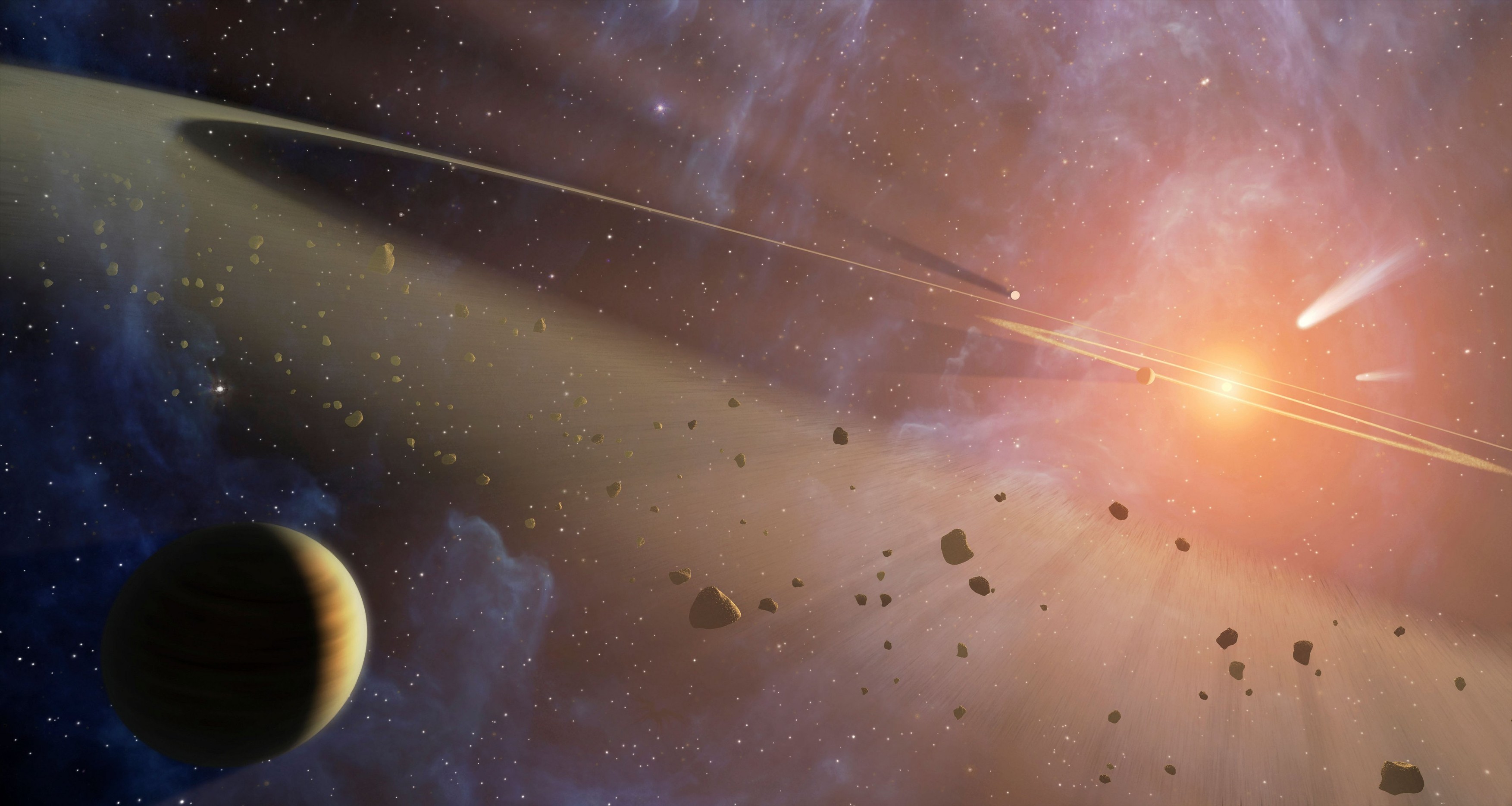 O planetă gigantică oferă indicii surprinzătoare despre misterioasa „Planetă 9” din sistemul nostru solar