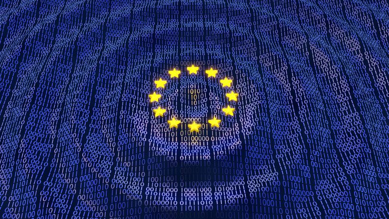 steagul UE afisat in cod informatic