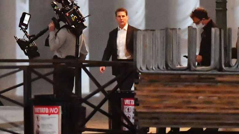 Tom Cruise, pe platourile de filmare
