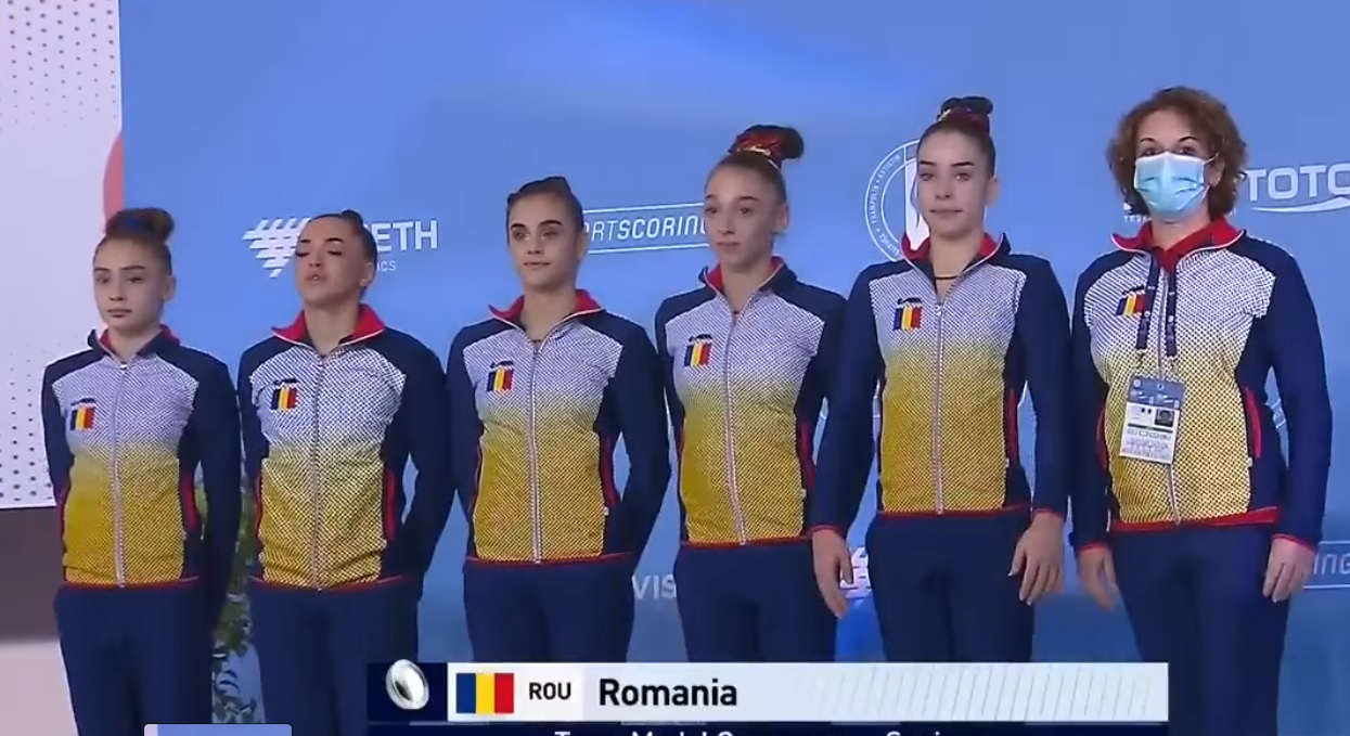 Echipa de gimnastică a României, medalie de argint la Europene