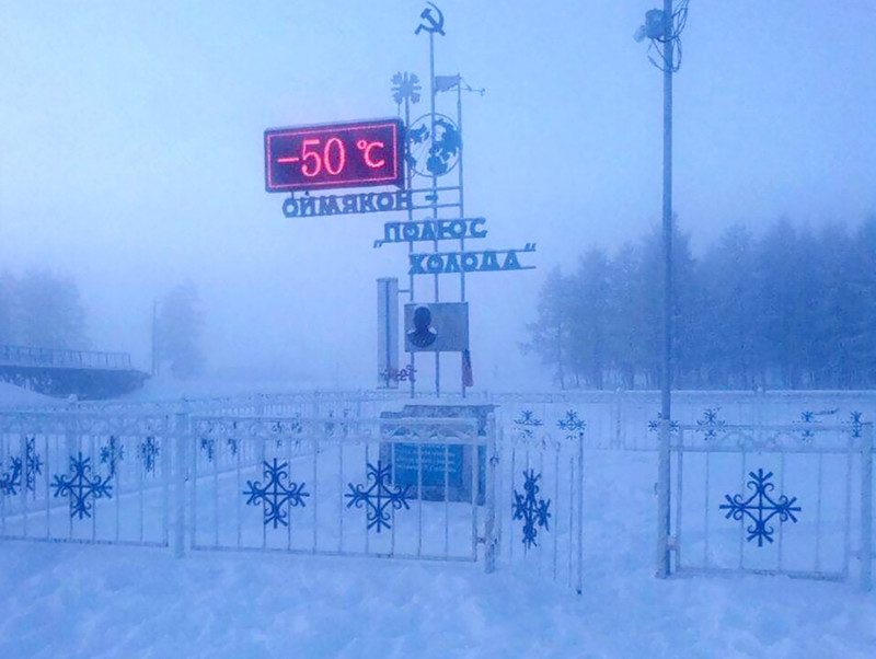 Bravest children in the world go to school in blistering cold of minus 51C