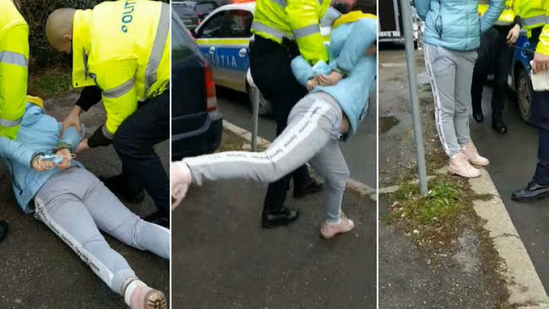 Cum au reacționat polițiștii înjurați de o femeie pentru că i-au spus să poarte corect masca