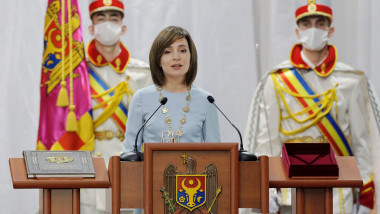 Maia Sandu depune jurământul pentru preluarea funcției de președintă a Republicii Moldova.