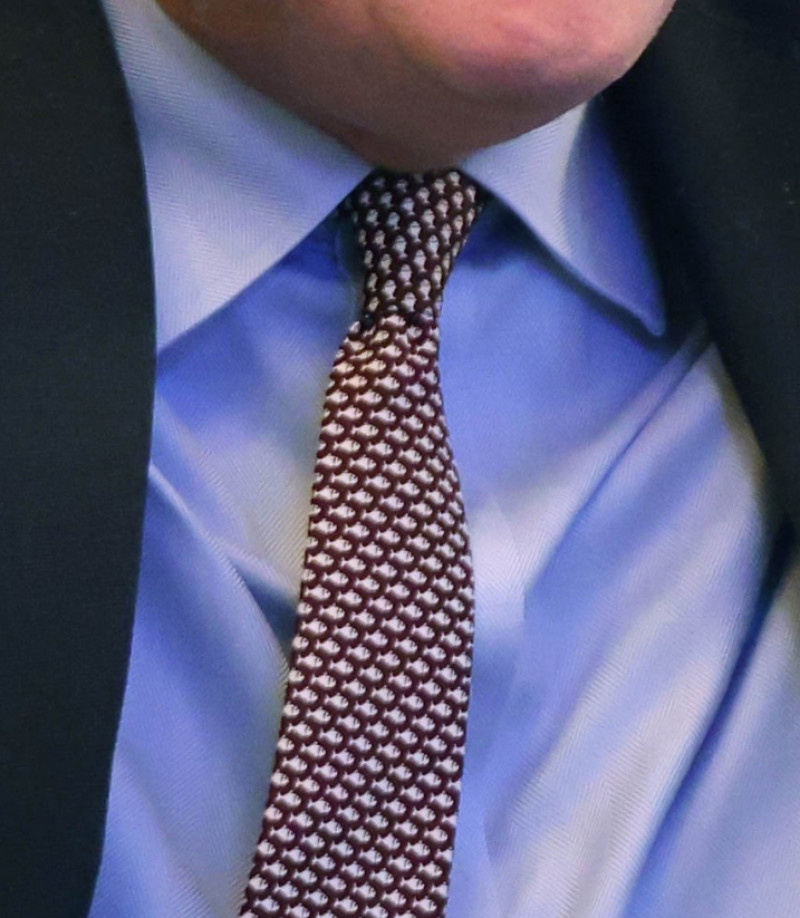 cravata cu pești a lui Boris Johnson