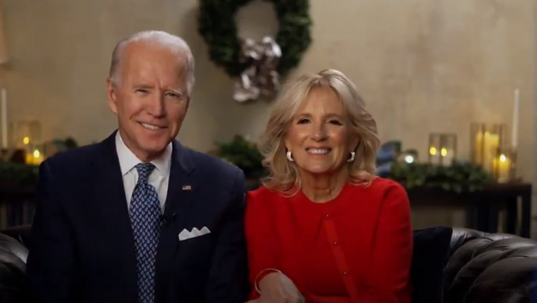 Mesajul lui Joe și Jill Biden de Crăciun: În curând vor veni zile mai fericite
