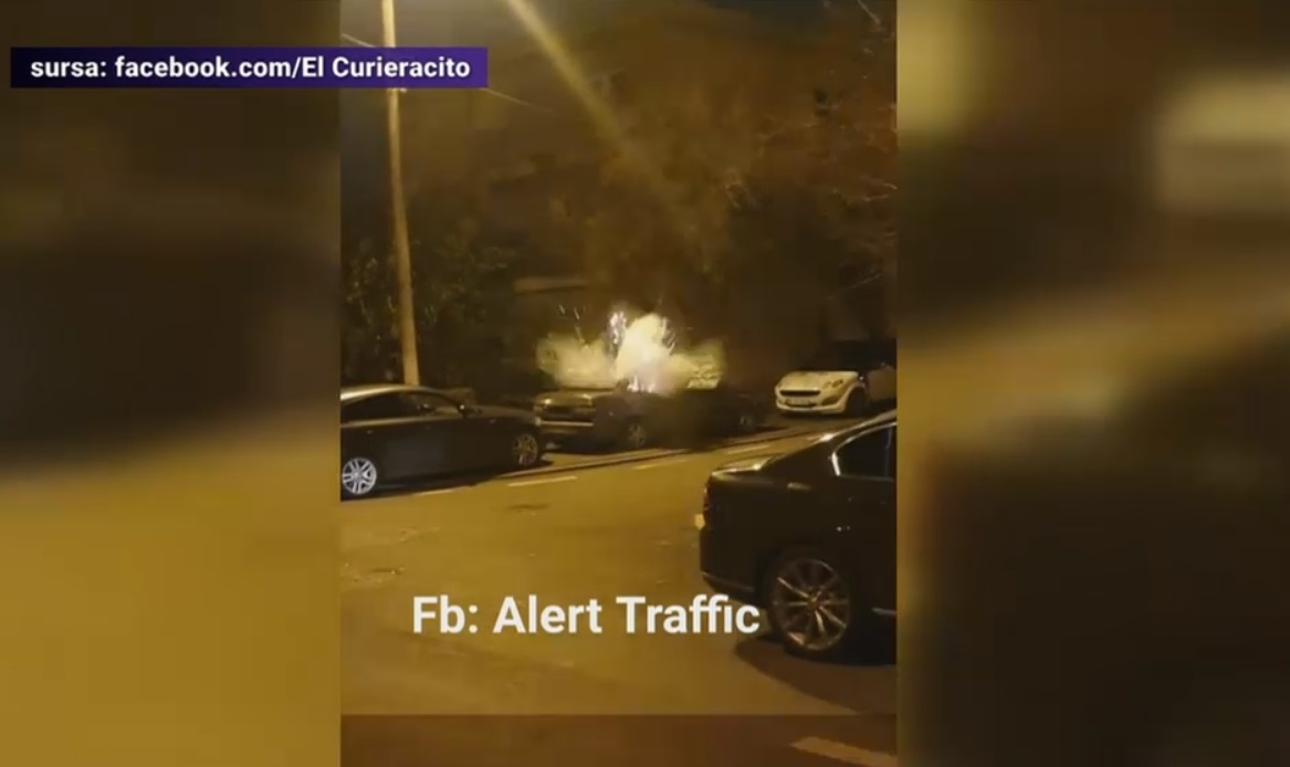 Două mașini incendiate în Otopeni. O glumă a fost la un pas să se transforme într-o tragedie