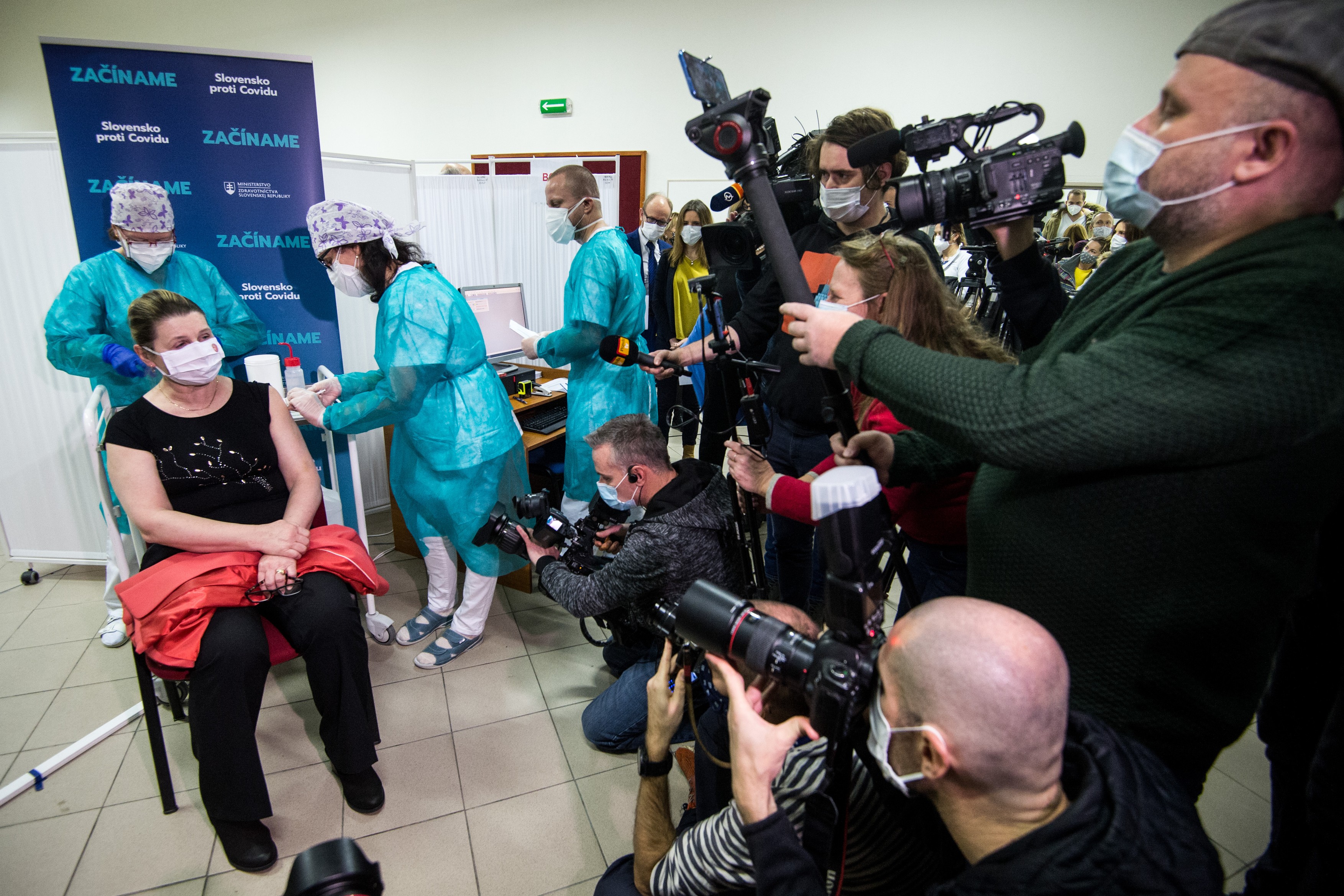 Slovacia a început sâmbătă campania de vaccinare împotriva COVID-19