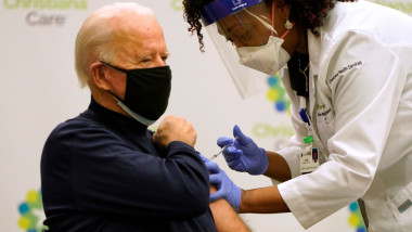 Joe Biden s-a vaccinat împotriva COVID-19