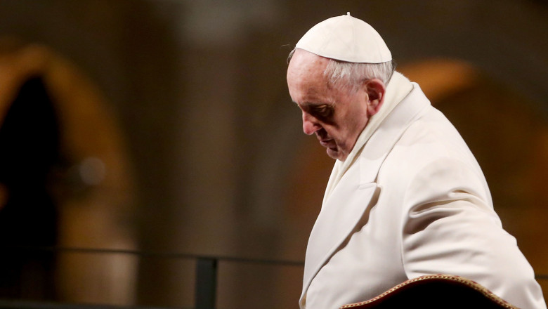 Pope Leads The Stations of The Cross At The Colosseum