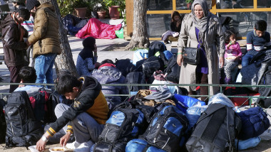Migrants Continue To Pour Through The Greek Port Of Piraeus