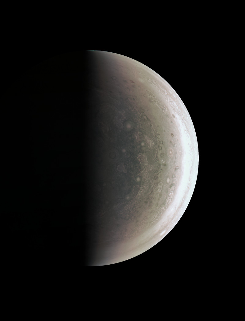 polul sud jupiter_nasa