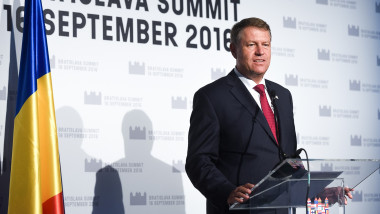 iohannis la summit bratislava - presidency