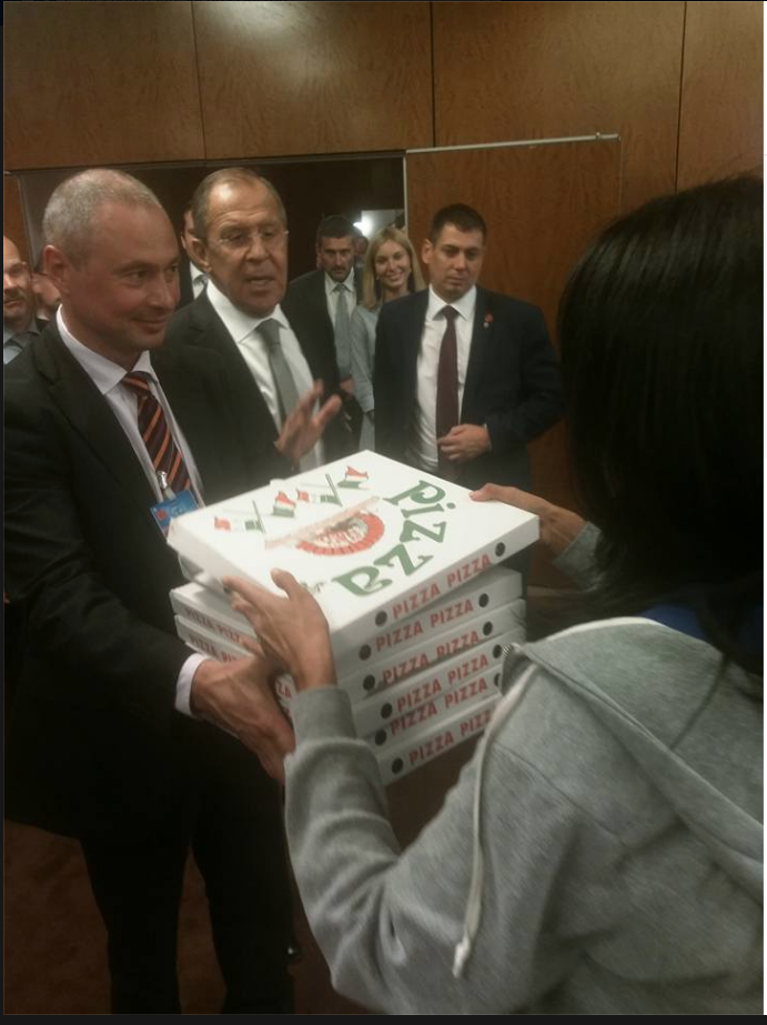 PIZZA SIRIA - SURSA FOTO - Maria Zakharova - Facebook