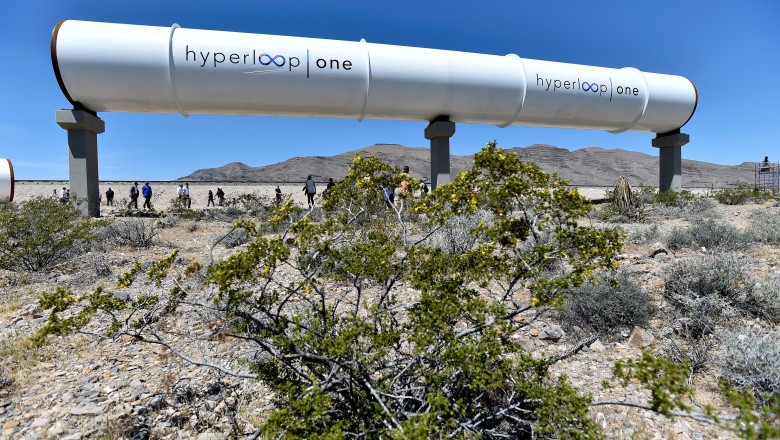 Elon Musk's High Speed Train Concept Company Hyperloop One Holds First Public Test Run