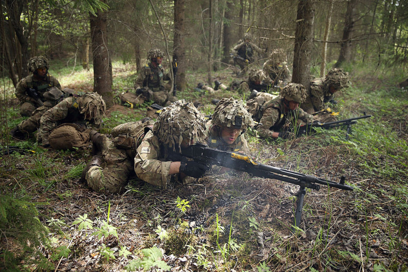 NATO Holds "Spring Storm" Military Exercises