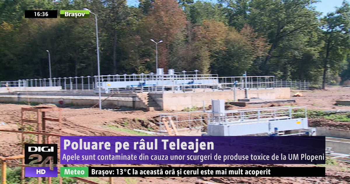 Poluare pe râul Teleajen | Digi24