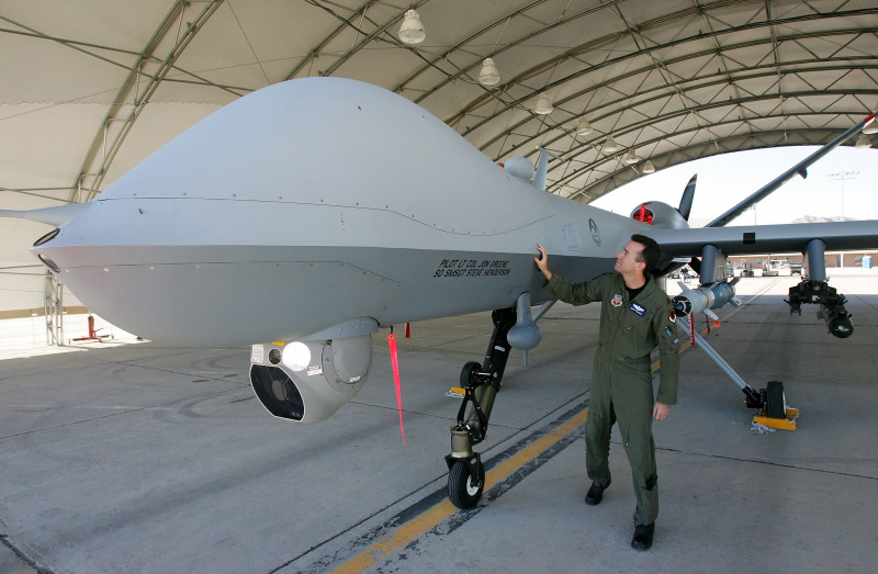 Reaper Aircraft Flies Without Pilot From Creech AFB