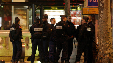 Police Patrol Streets Of Paris