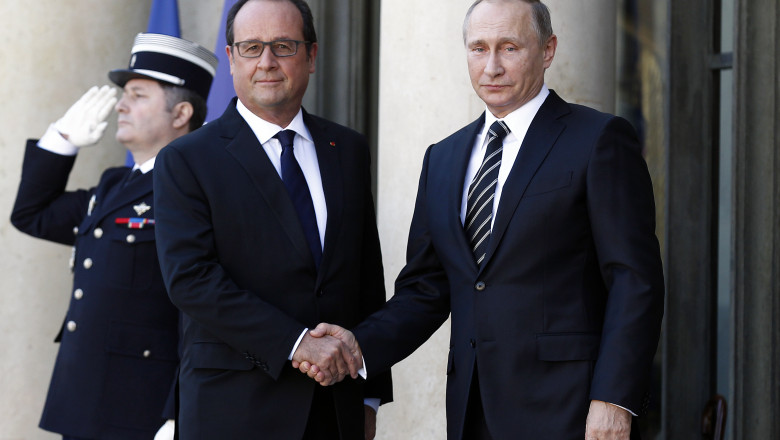 Elysee Palace Hosts the "Normandy Format" Summit In Paris