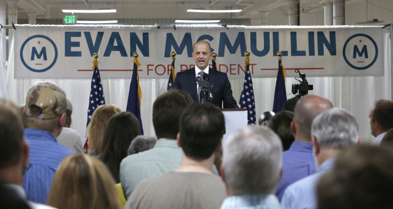 Former CIA Agent Evan McMullin Launches Presidential Campaign In Salt Lake City