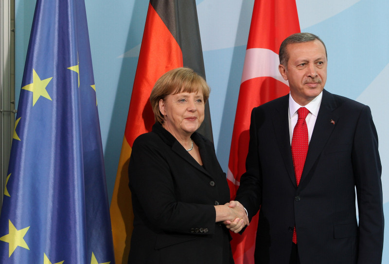 Erdogan Meets With Merkel In Berlin