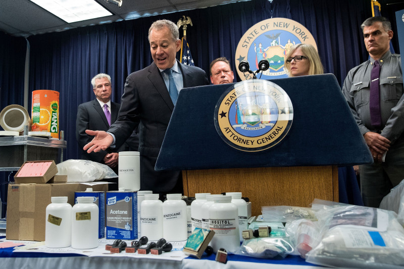 New York Attorney General Eric T. Schneiderman Announces Large Heroin Bust