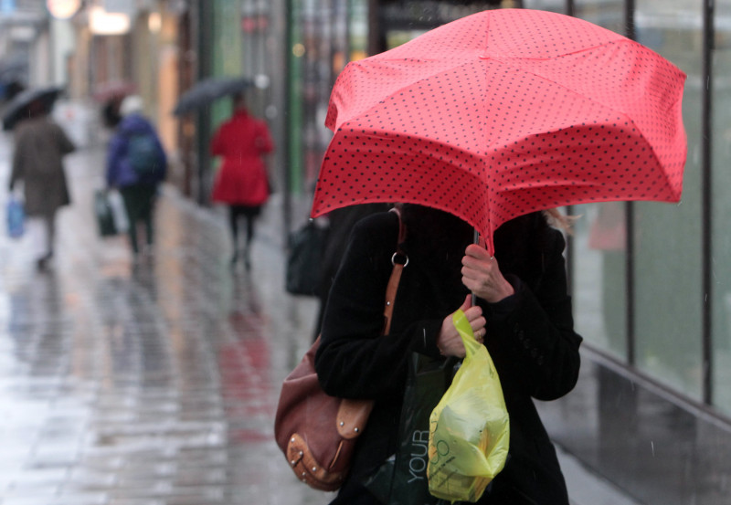 Wind And Rain Hit The UK