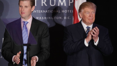 Donald Trump Holds Ribbon Cutting Ceremony For The Trump International Hotel In Washington, D.C.